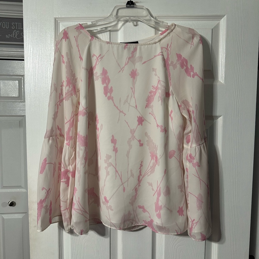 Banana Republic Floral Bell Sleeve Blouse